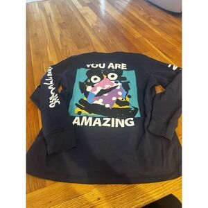 Tommy Hilfiger Mysterious Al Collab Black Shirt You Are‎ Amazing Long sleeves L